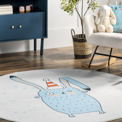 Eowyn Graphic Machine Washable Area Rug for Living Room Bedroom Dining Room Nursery Kitchen, Multicolor