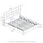 Lit plateforme tapissier capitonné à profil bas Carlester-1237505573-1252647149