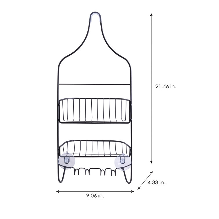 Lindol Hanging Stainless Steel Shower Caddy Rebrilliant