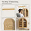 Armoire à pharmacie murale moderne avec tablettes réglables Modern Arch-265377797-241983405