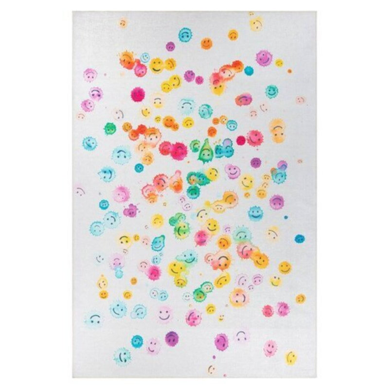 Premium 100% Polyester Area Rug, 6.9 x 10.2 ft | 1850 g/m², 0.2 in Pile Height | Recycled Poly Cotton Underside | Machine Washable at 30°C | Soft, Durable, Eco-Friendly Design for Modern Living Spaces