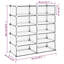 10 Pair Shoe Rack