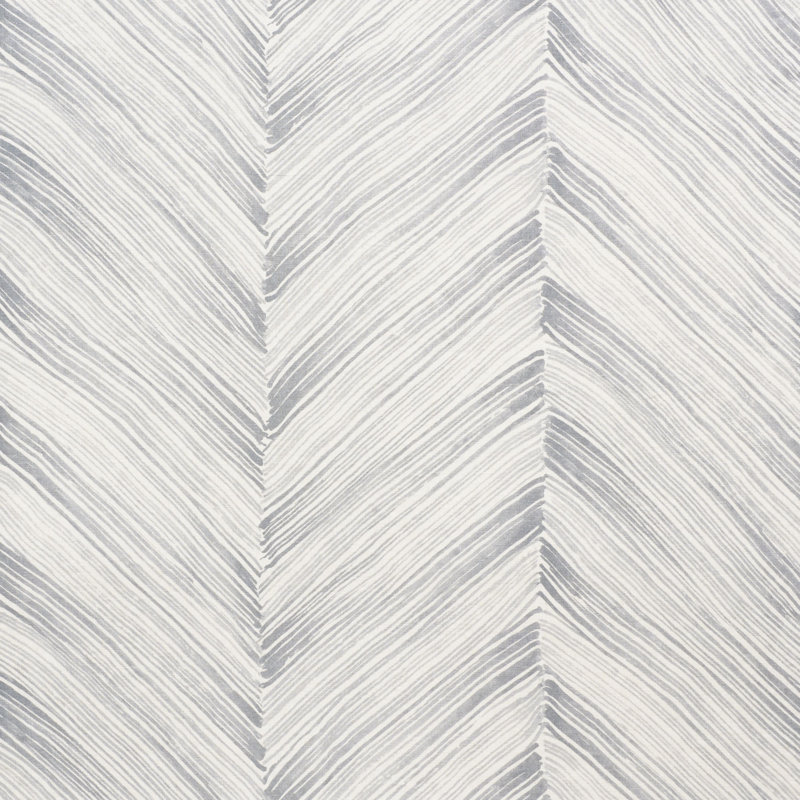 Schumacher x Porter Teleo Harmony Fabric, Silver