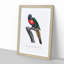 The Plum-Headed Parakeet by F. Levaillant - Picture Frame Painting Print-55639688-55639689