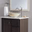 Lavabo de salle de bain vasque circulaire en pierre-10397186