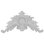6 in. H x 11.5 in. W x 1.375 in. D Urethane Onlay Scroll