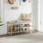 Pace-Saving Shoe Bench with Storage Compartment