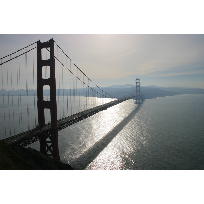 Golden Gate Bridge - Wrapped Canvas Print, 20cm H x 30cm W x 3.8cm D