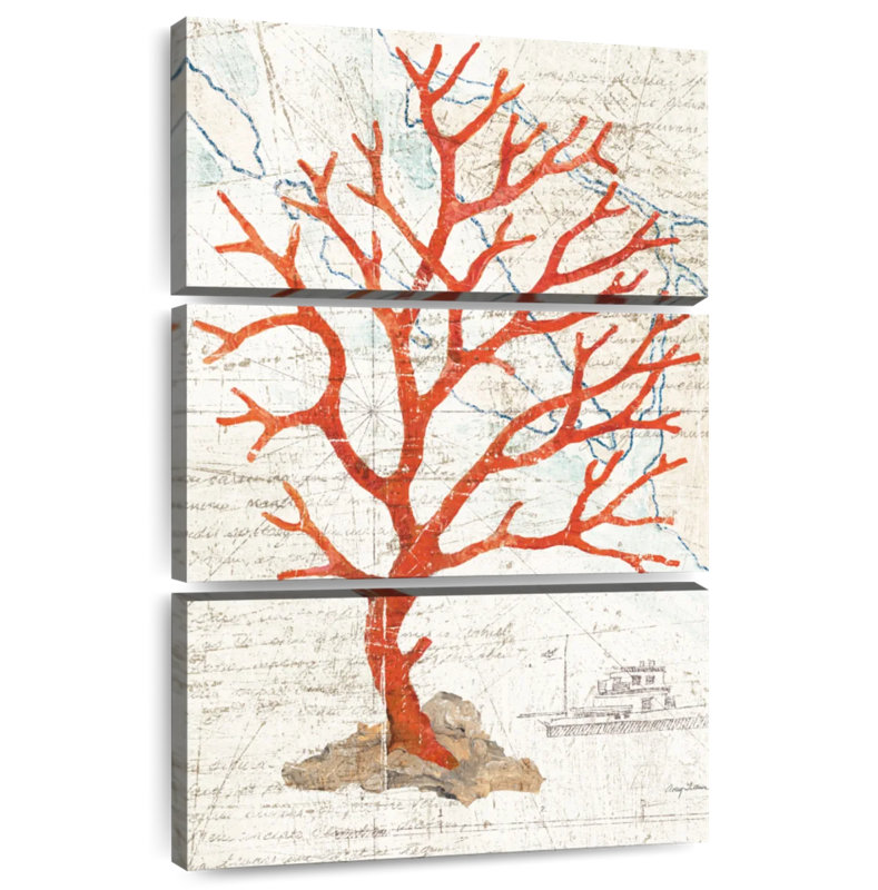 Brampt Textured Coral, 74" H x 48" W