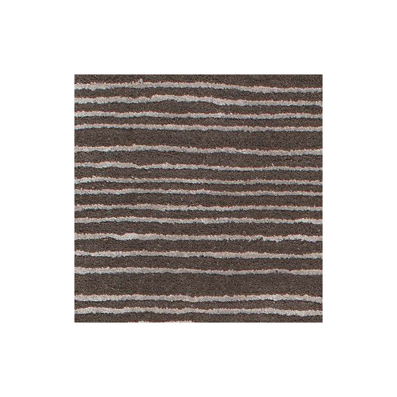 Striae Grey Hand Tufted Wool Rug, Rectangle 5' x 8'