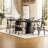 Wishbone Chair Solid Wood Y-Back Dining Chairs-2126938423