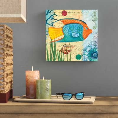 " Tropical Underwater I " by Farida Zaman Painting Print