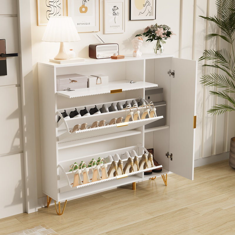 12 Pair Shoe Storage Cabinet