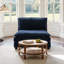 Fauteuil d'appoint sans accoudoirs Lauretta-130047781