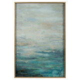 As The Water Flows: Reflection Painting by Dyann Gunter