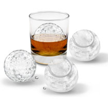 Golf Ball Ice Molds, Sphere Ice Mold for Golfers, Slow-Melting Ice