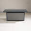 Table basse d'extérieur rectangulaire en aluminium