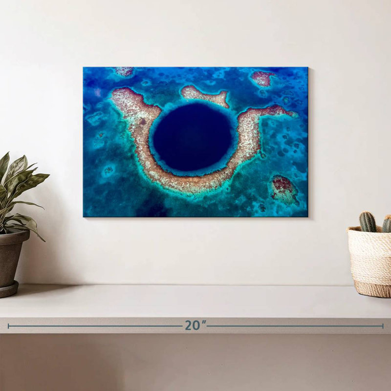 Antenne Tergel Great Blue Hole, H 8 po x l 12 po