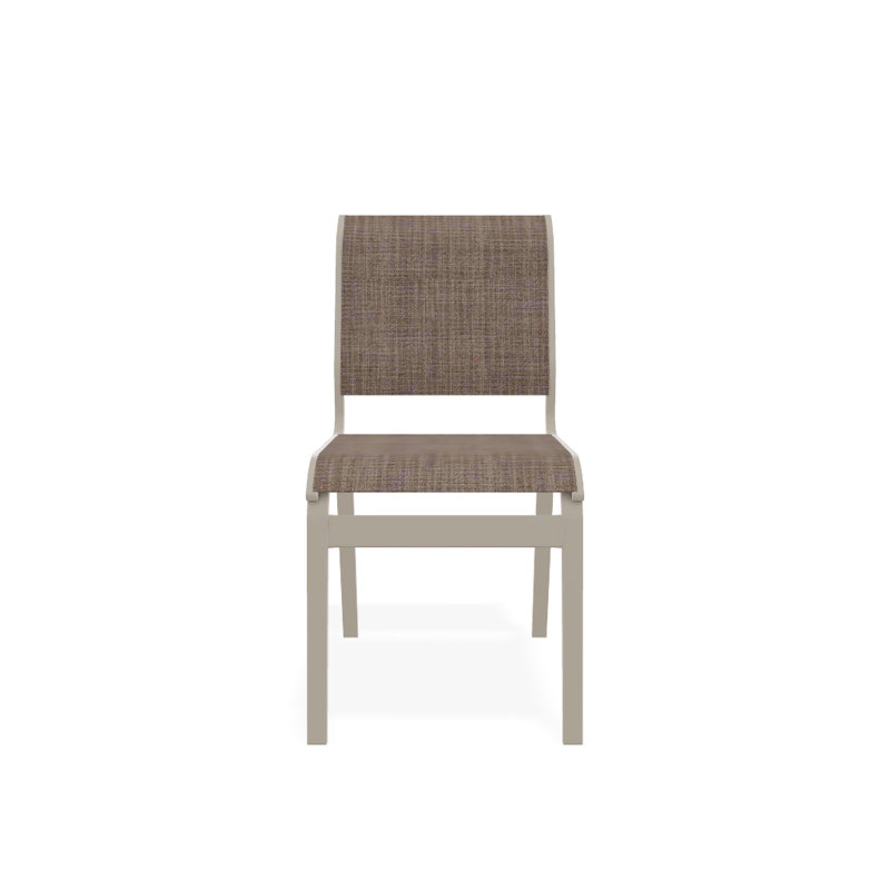 Chaise d'appoint de salle à manger Hiraku, Désert texturé, Fenouil Augustine Sunbrella®