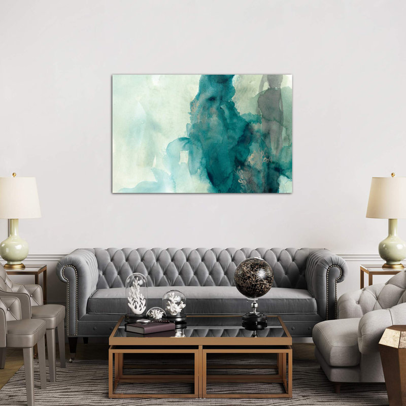 Hydro II by June Erica Vess - Painting on Canvas, 20.32 cm H x 30.48 cm W, Wrapped Canvas