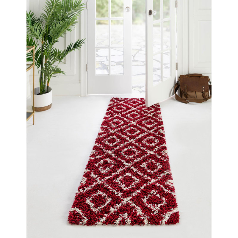 Anneelise Geometric Indoor Rug, Runner 2'7" x 12'