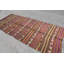 Kilim, tapis turc, tapis en laine, tapis rétro, tapis de décoration intérieure, grand tapis rouge de 5 pi x 11,5 pi