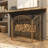 3 Panel Iron Fireplace Screen