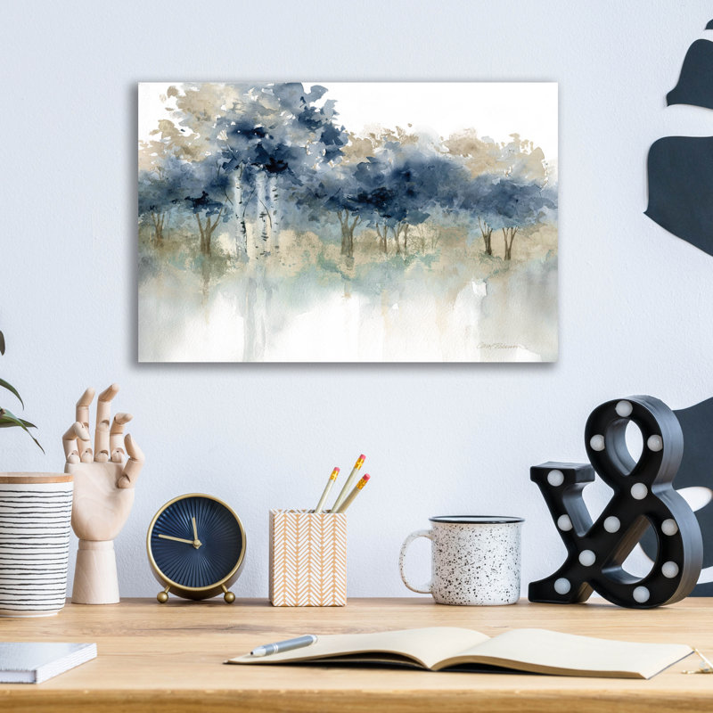 Winston Porter «Waters Edge I» par Carol Robinson, art mural en verre acrylique, ACR-43004, H 12 po x l 16 po x P 0,13 po