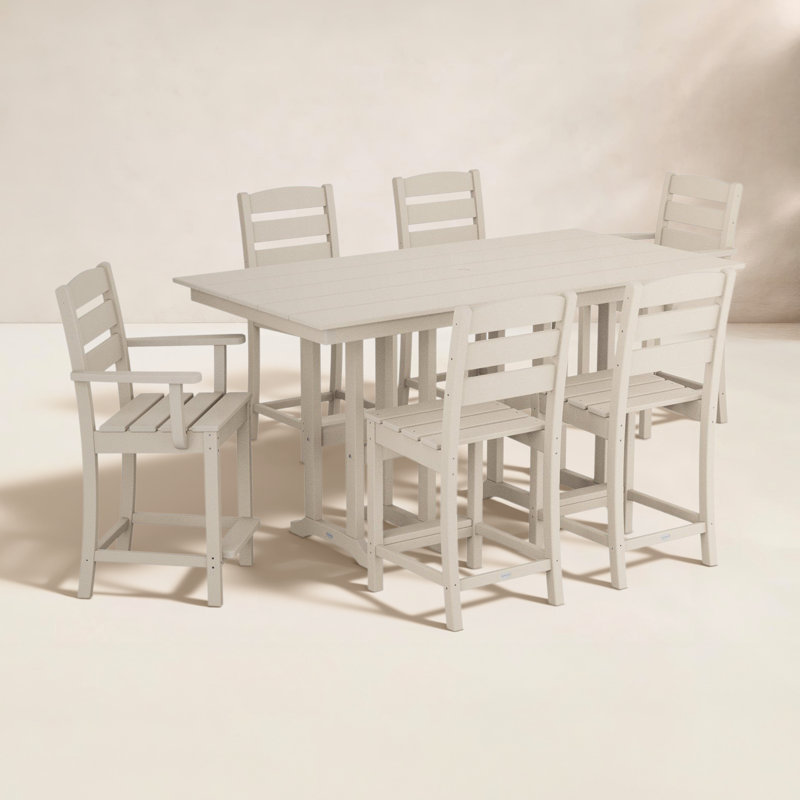 Lakeside 7-piece Counter Set, Sand