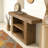 Farmhouse Entryway Console Table with U-Shaped Base
