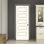 Porte standard intérieure moulée en bois manufacturé à panneau massif