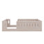 Lit plateforme en bois avec garde-corps-432715090