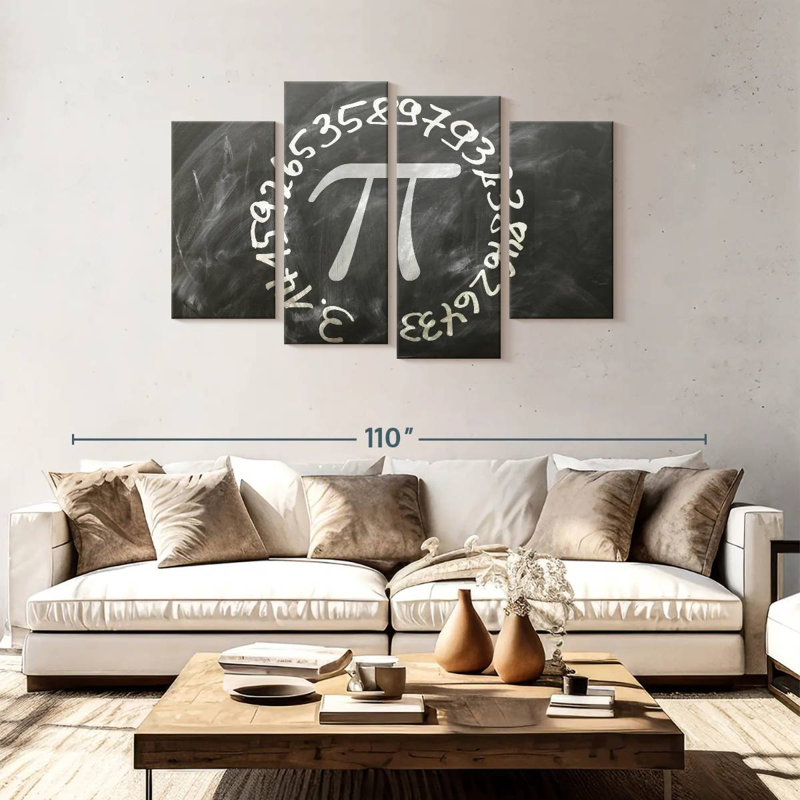 Keiri Pi Math, 48" H x 75" W