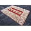 Tapis oriental tissé à la main dans un motif géométrique beige traditionnel pour un décor élégant beige / rose