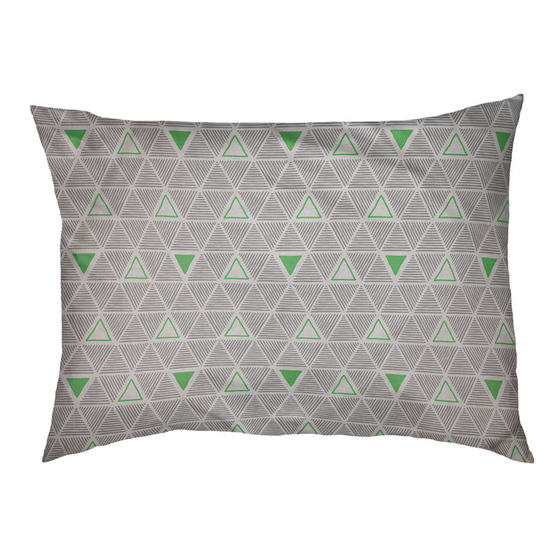 Coussin pour chien Chen, Petit (l 28 po x P 6 po x H 18 po), Vert/gris