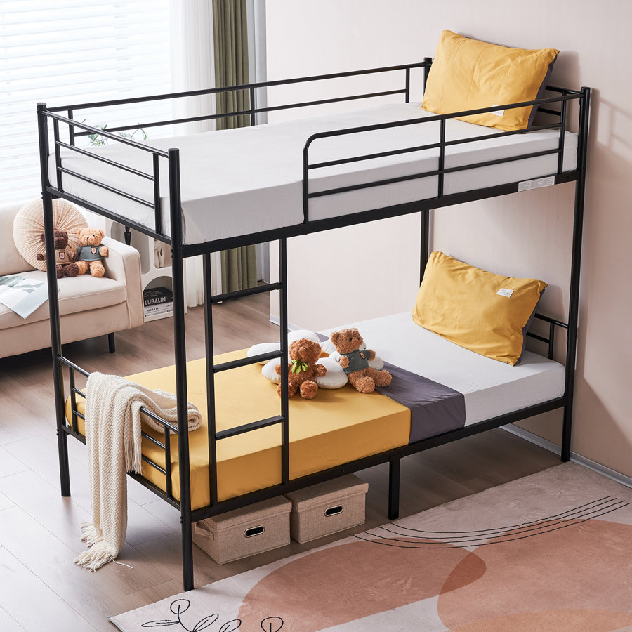 Alisiana Kids Twin Over Twin Bunk Bed