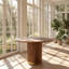 Table de bout à piédestal en placage de noyer l 21 po x P 19 po x H 18 po Willene