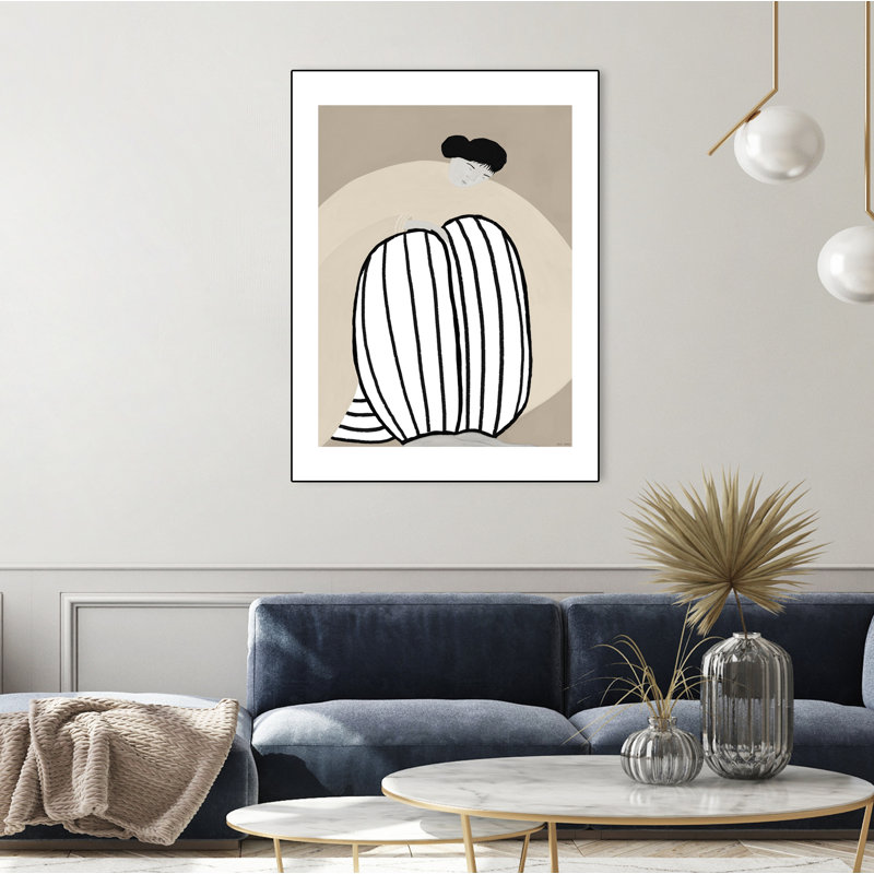 Toile encadrée «Forms X», H 24 po x l 18 po
