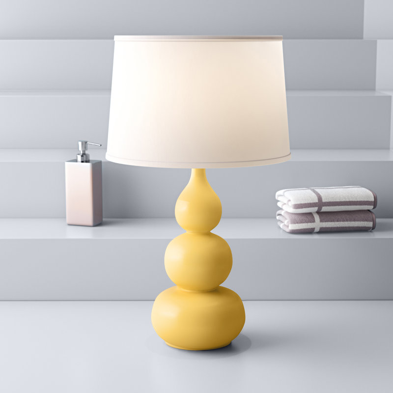 Lampe de table 28,5 po Brankovice, Paille brillant