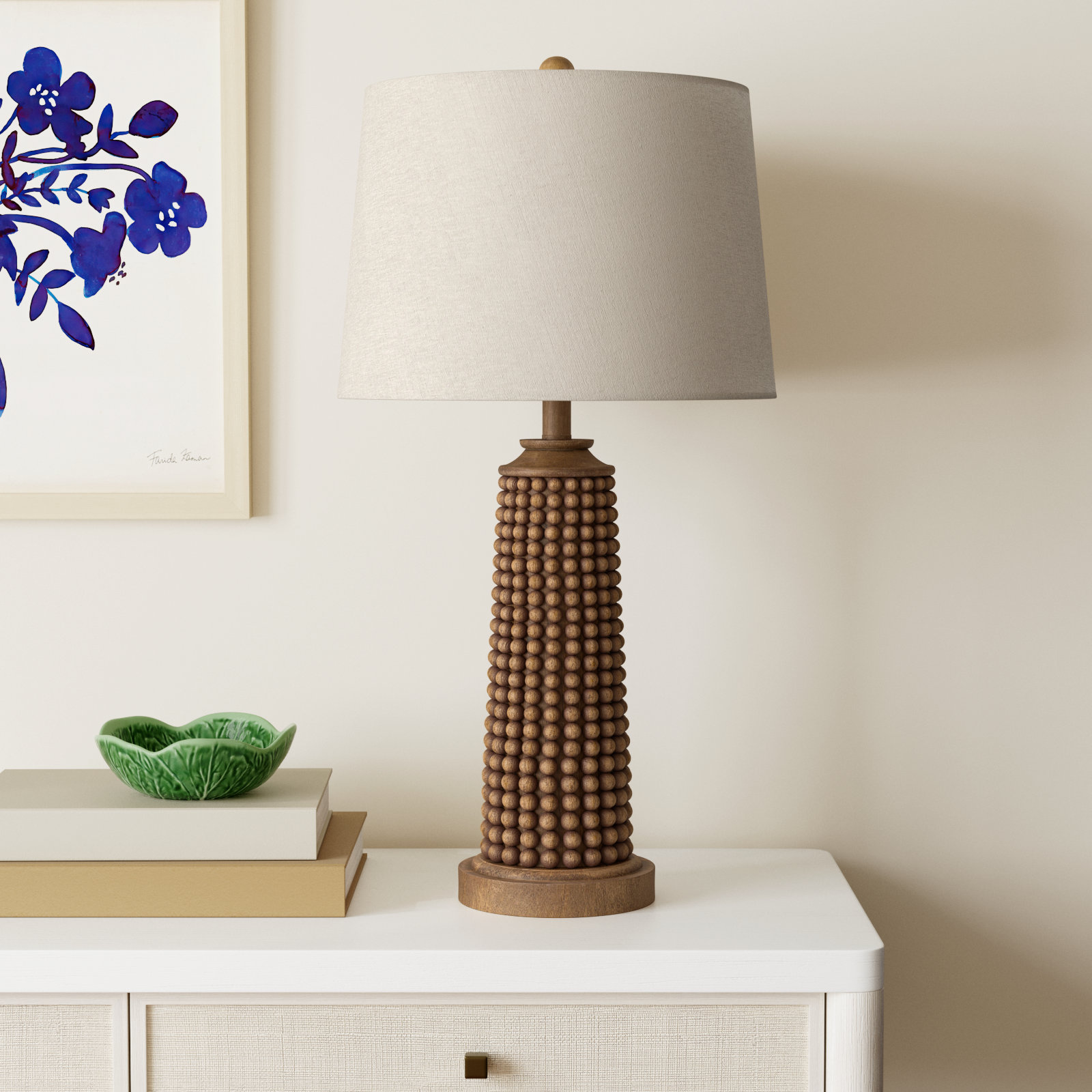 Claira Table Lamp, Taupe