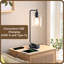 Lampe de table à intensité variable 19 "avec USB et contrôle tactile (ensemble de 2)-1621777848