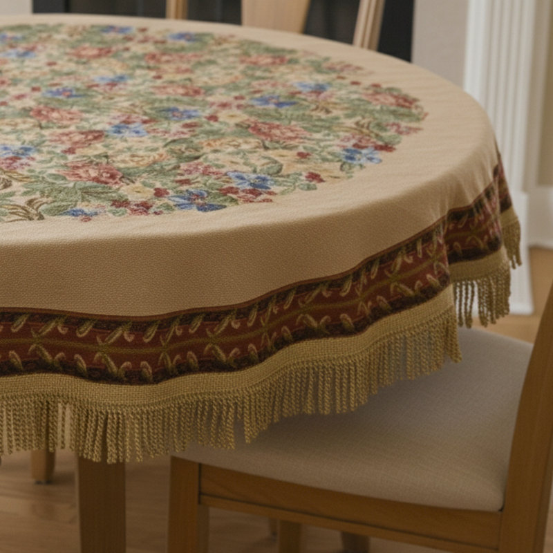 Nappes de yuletide rouge nappe tache, L 35 po x l 35 po