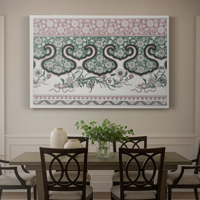 Papier peint frise / motif de bordure-William Morris-Toile tendue avec châssis-c. Fin du 19e siècle