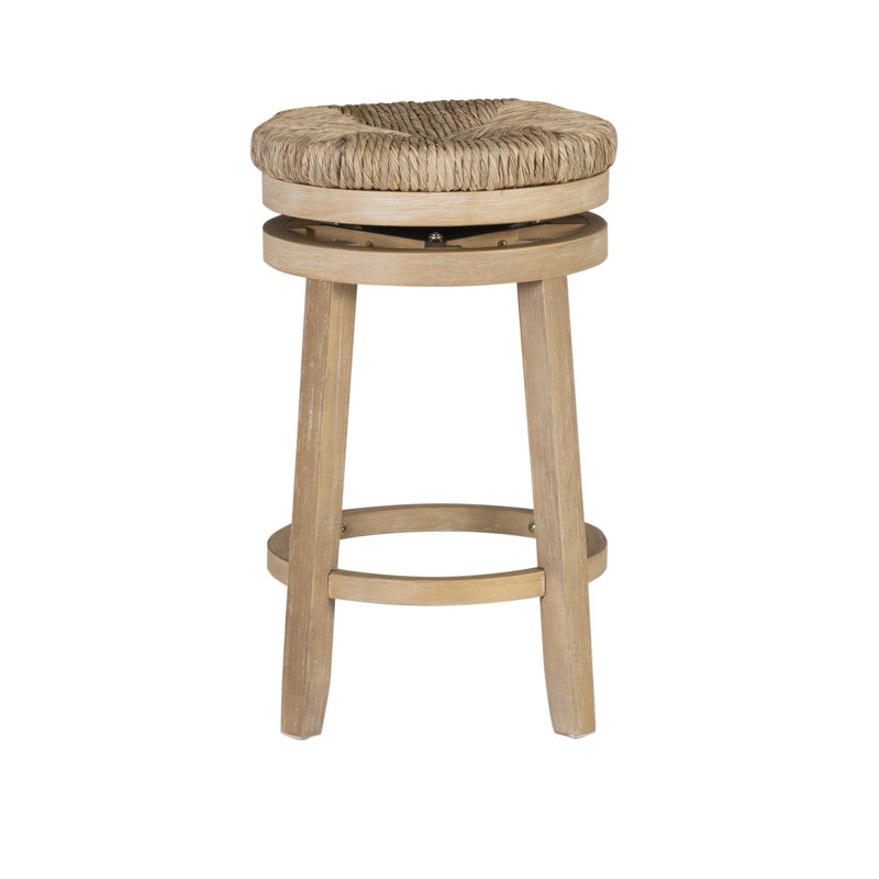 Tabouret de bar et de comptoir Granville, Naturel, Tabouret de comptoir (siège d'une hauteur de 25,5