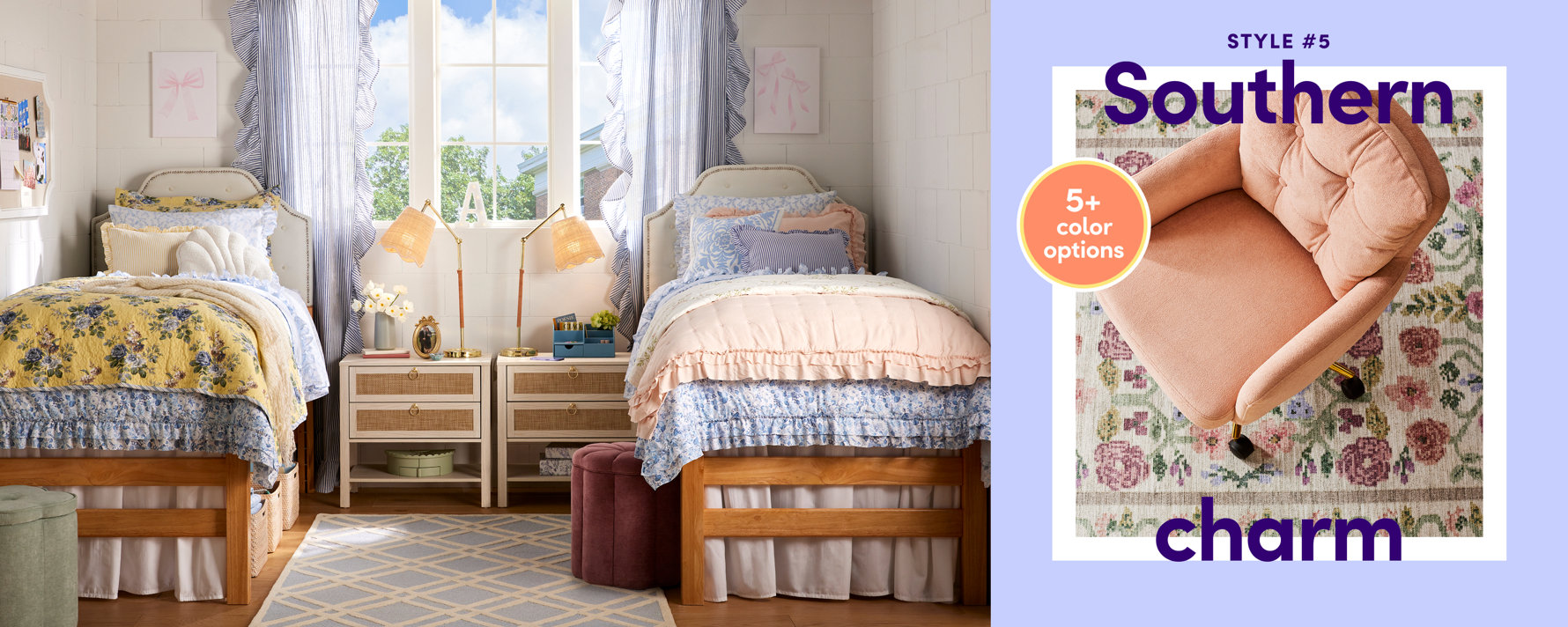 Style #5 Southern charm, 5+ color options