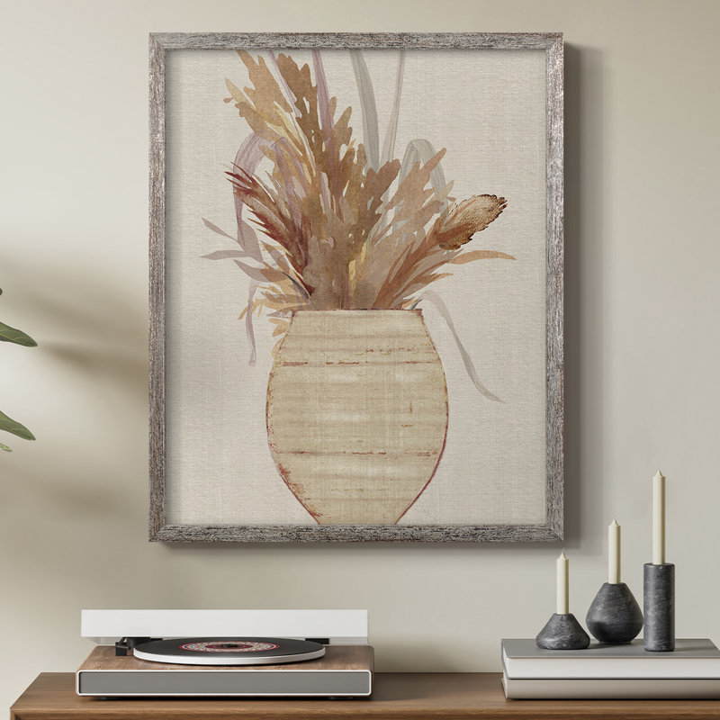 «Meadow Grass II», reproduction encadrée - bois massif