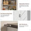 Armoire en bois aggloméré Slant Stripe