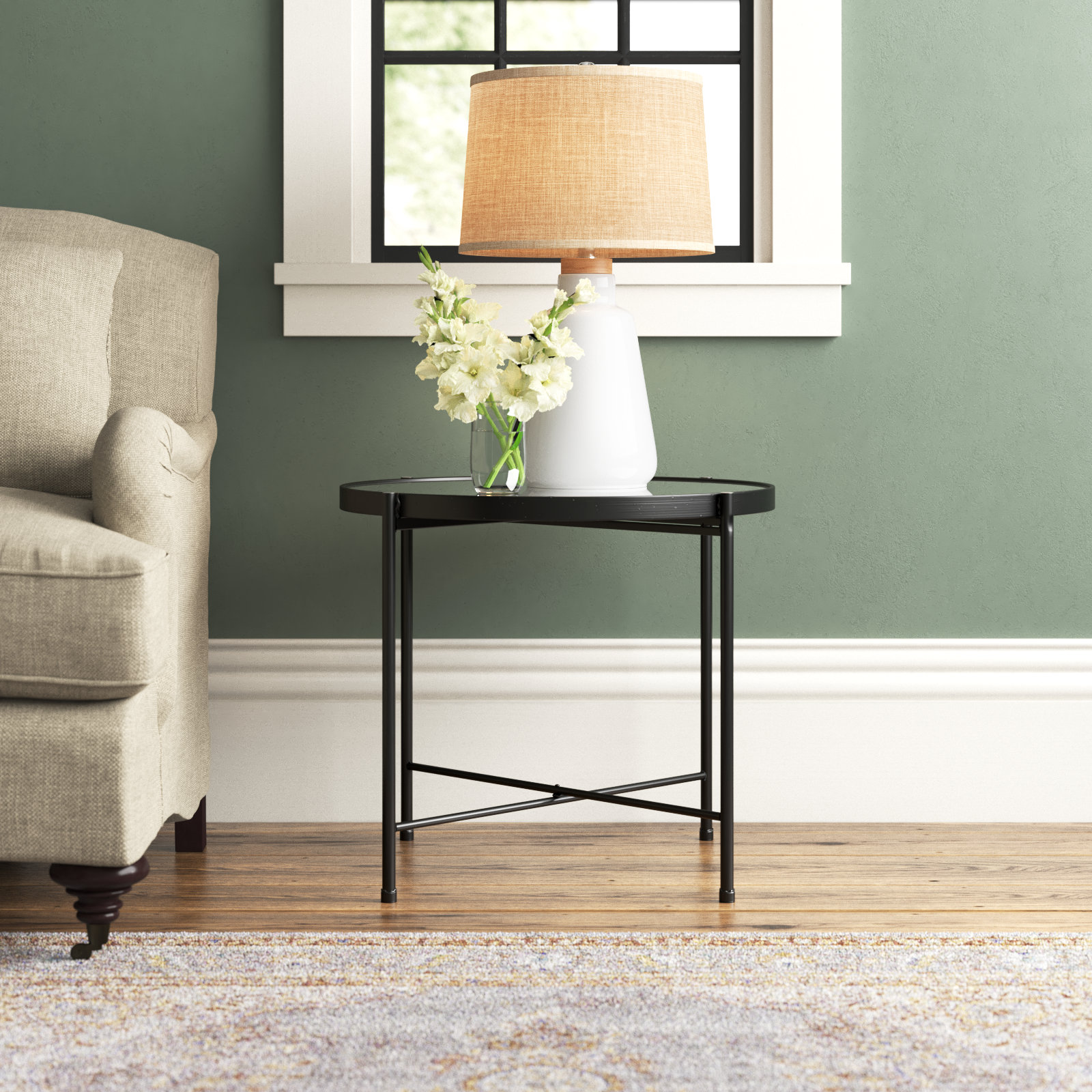 Rudy End Table, 23" x 20"