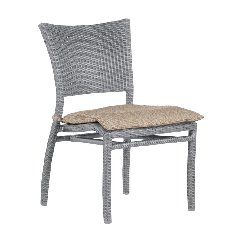 Chaise d'appoint d'extérieur Skye N-Dura, Huître, Welt, Toile sable