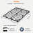 Floating Bed Frame With Charging Station And Led Lights-1359144351